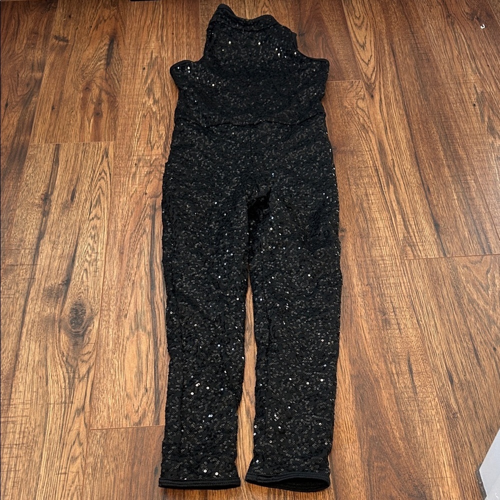 Balera Black Sequin Jumpsuit Costume